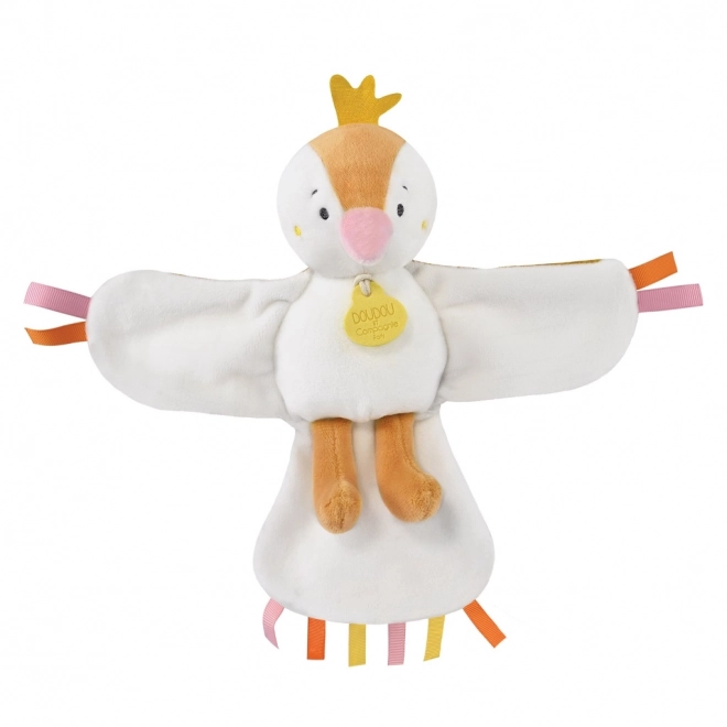 Uccellino musicale di peluche con set regalo