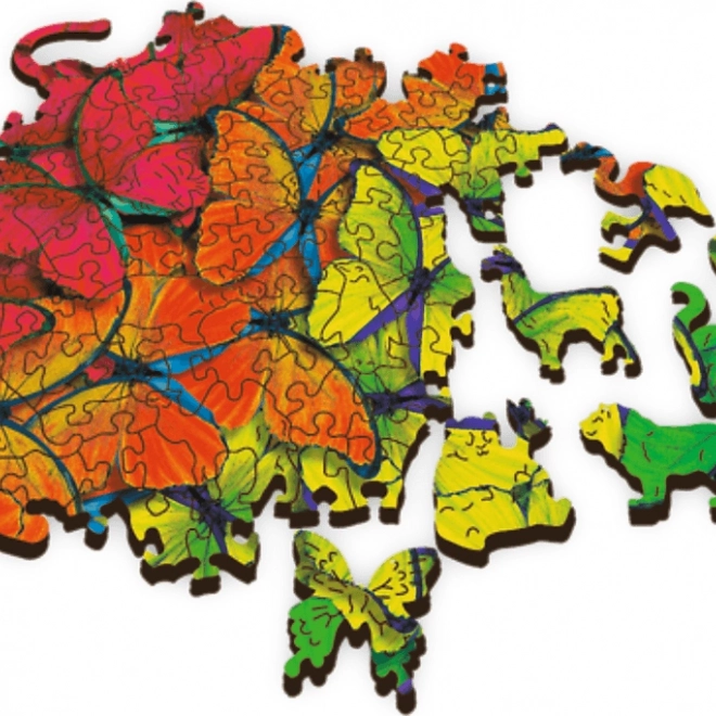 Puzzle in legno TREFL Farfalle Arcobaleno 501 pezzi