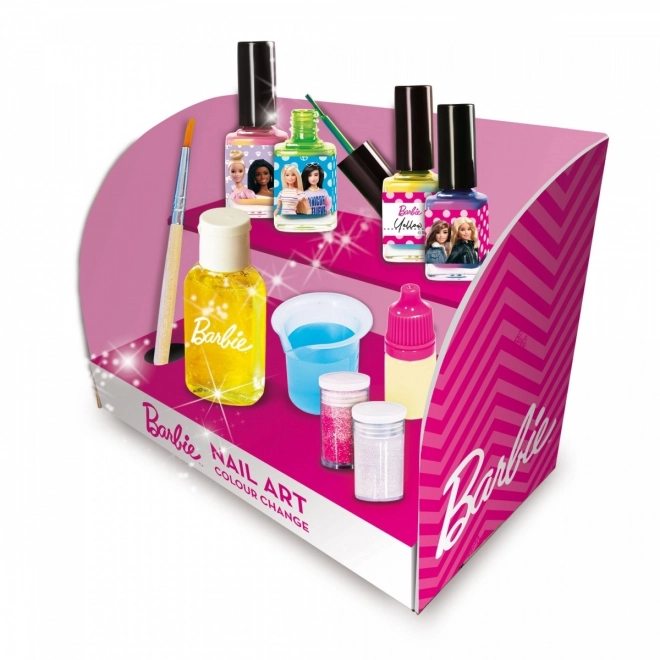 Set creativo Barbie crea smalto cambia colore