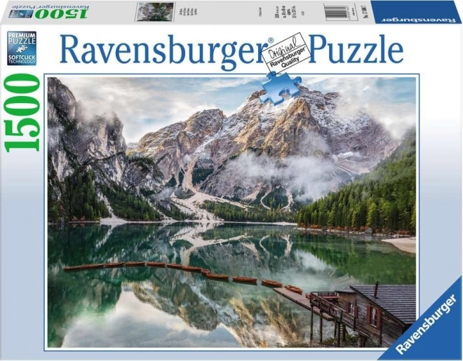 Puzzle Ravensburger Lago di Braies 1500 Pezzi