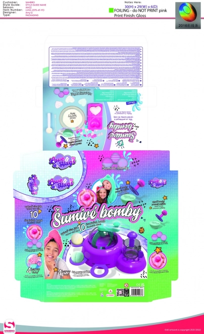 Bombe da Bagno Fizzing Love and Hugs