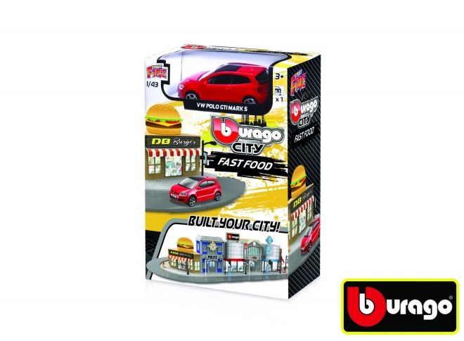 Bburago City 1:43 Fast Food Set