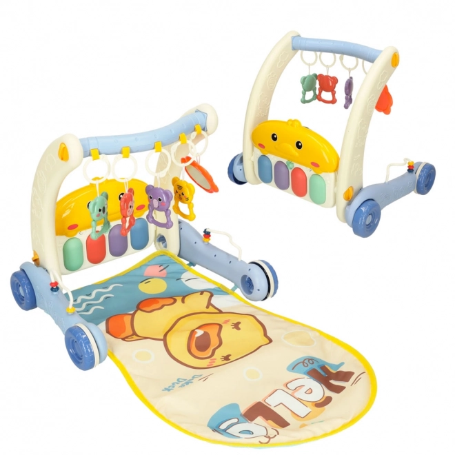 Tappetino educativo e deambulatore con pianola Bibi-inn 2 in 1