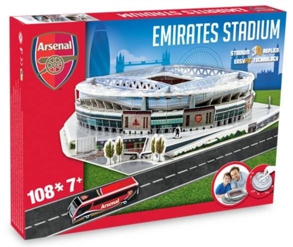 Replica stadio 3D puzzle Emirates FC Arsenal