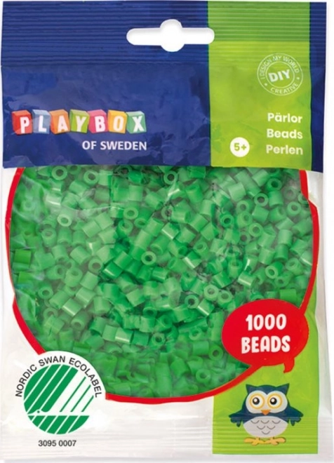 Perline da stirare verdi PLAYBOX 1000 pezzi