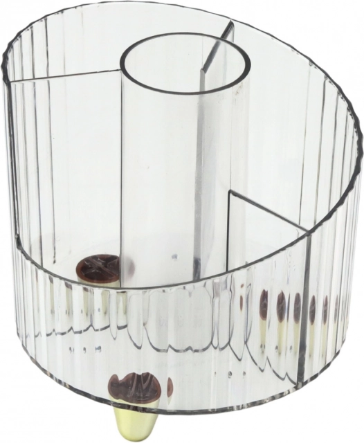 Organizer per forniture da ufficio bianco trasparente