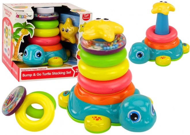 Piramide Tartaruga 2 in 1 Puzzle Luci Suoni
