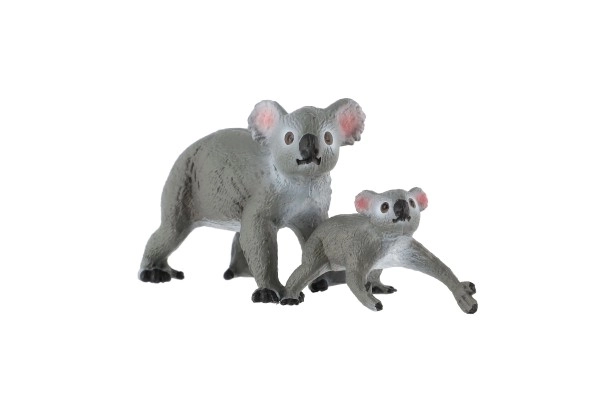 Koala con cucciolo set di figurine in plastica