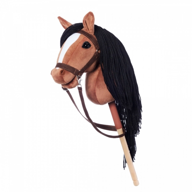 Cavallo a bastone Hobby Horse HOPPIHORSE marrone scuro