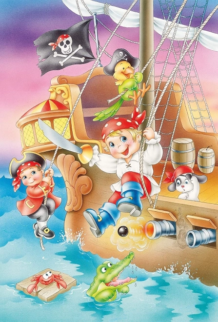 Puzzle Pirati 3x48 pezzi