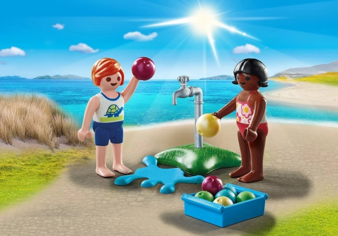 Bambini con palloncini d'acqua PLAYMOBIL Special Plus