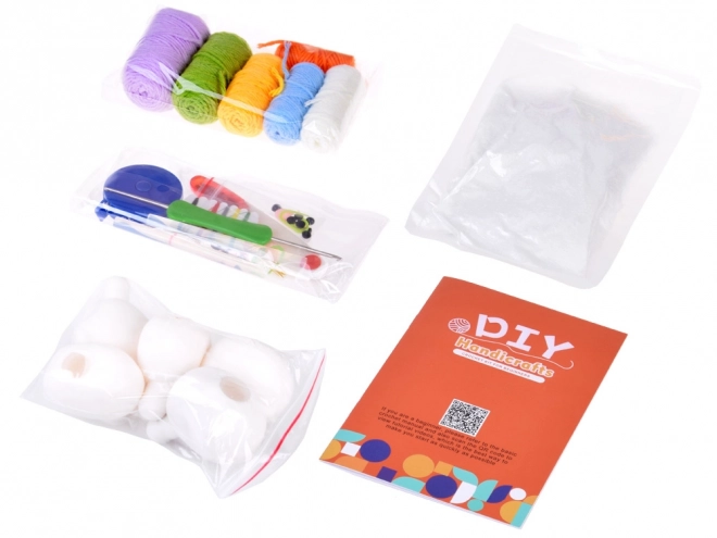 Kit creativo per uncinetto crea il tuo Giocattolo Schiacciabile