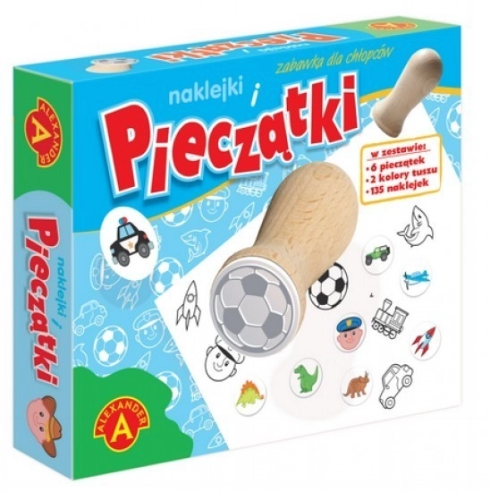 Set Timbri e Adesivi per Bambini - Alexander