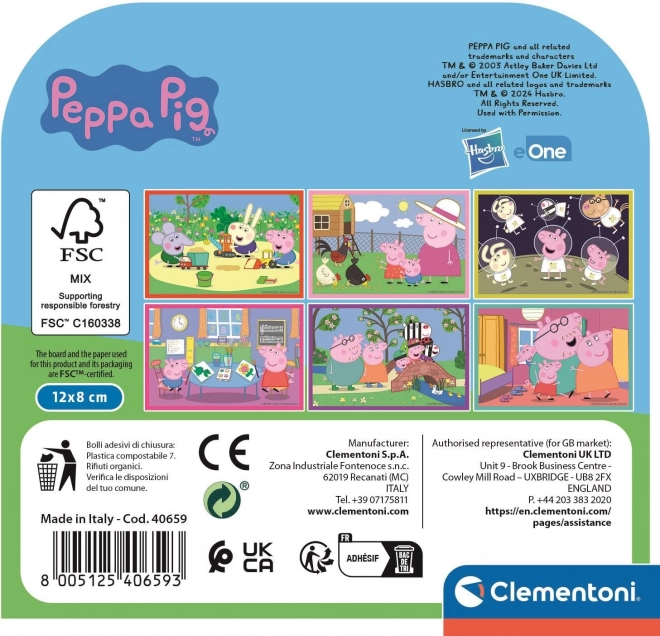 Clementoni cubi illustrati Peppa Pig