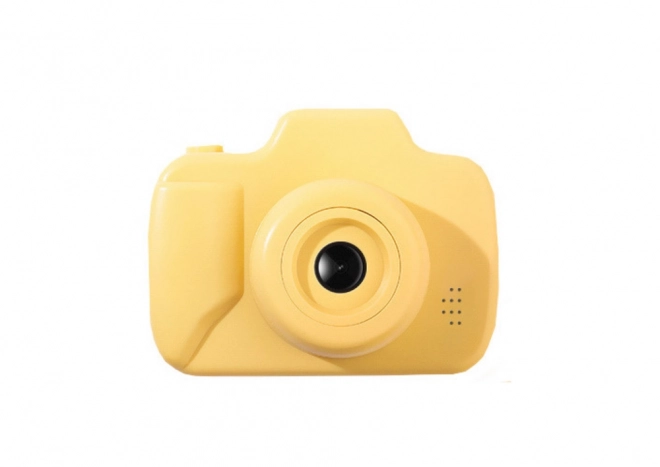 Fotocamera per bambini gialla con giochi e memoria 64GB