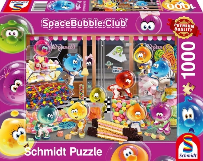 Puzzle Spacebubble Club - assieme al caffè 1000 pezzi