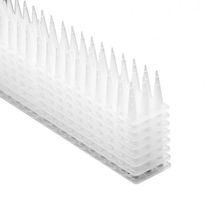 Punte di plastica anti-piccione bianche