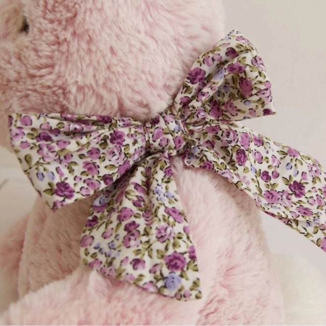 Coniglietto rosa peluche Doudou 50 cm