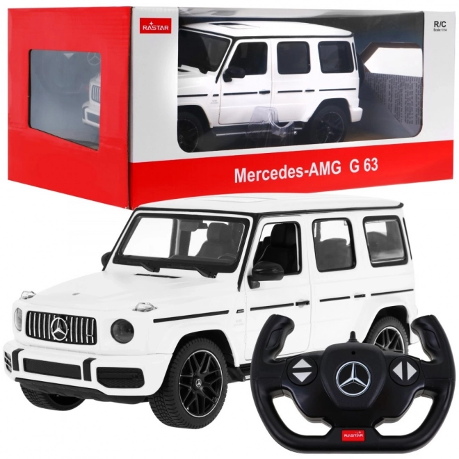 Auto telecomandato Mercedes-AMG G63 bianco scala 1:14