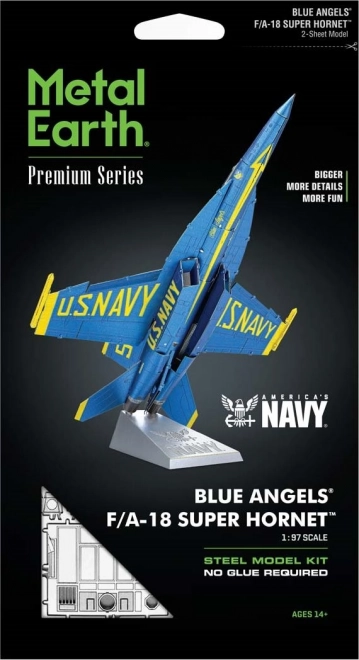 Modello 3D in metallo F/A-18 Super Hornet - Blue Angels