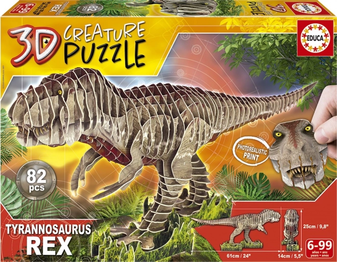 Puzzle 3D T-Rex 82 Pezzi