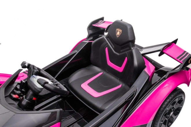 Auto elettrico per bambini Lamborghini GT nero – Rosa