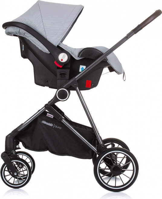 Chipolino Passeggino Combinato Aura 2 in 1 Grigio Cenere