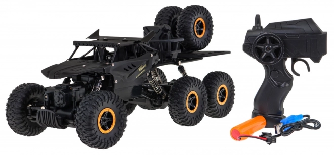 Crawler per bambini 6+ telecomandato 1:10 con trazione 6x6 e ruote di scorta