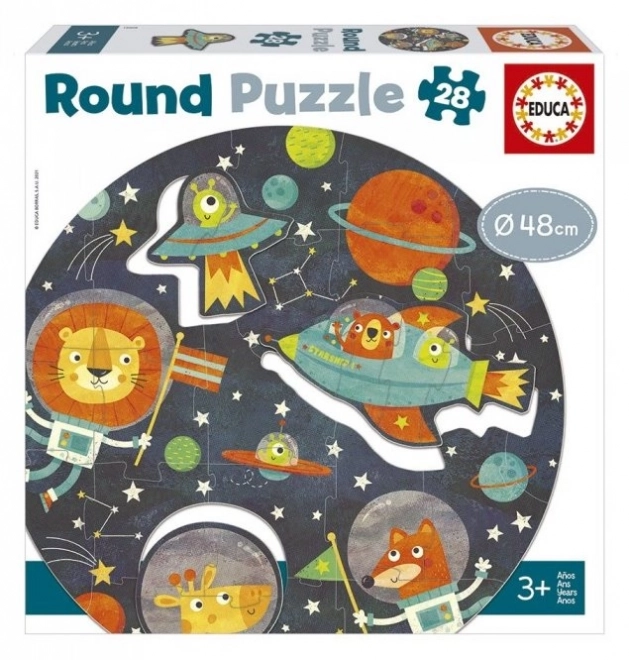 Puzzle circolare EDUCA Spazio 28 pezzi