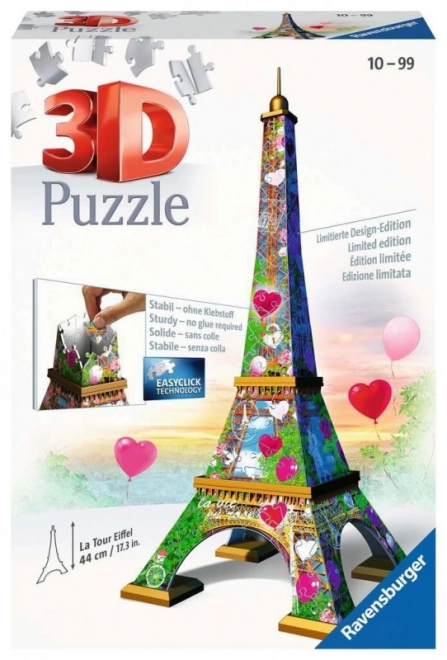 Puzzle 3D Torre Eiffel Edizione Love