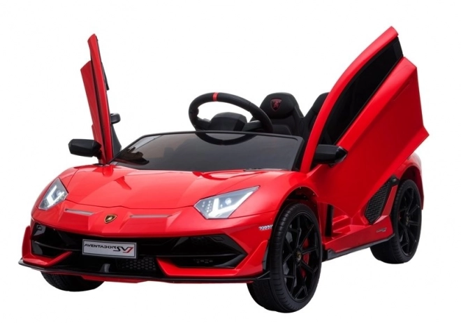 Auto elettrico per bambini Lamborghini Aventador rosso