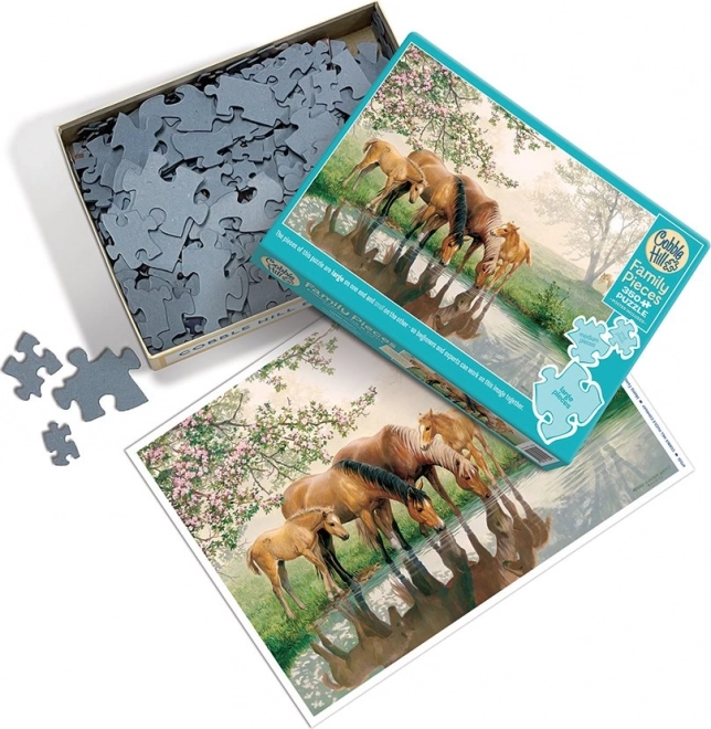 Puzzle famiglia Cavalli COBBLE HILL 350 pezzi