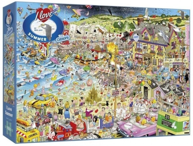 Puzzle Amo l'estate 1000 pezzi