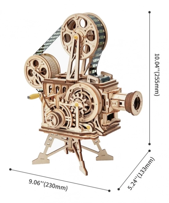 Puzzle in legno 3D Rokr Proiettore Meccanico