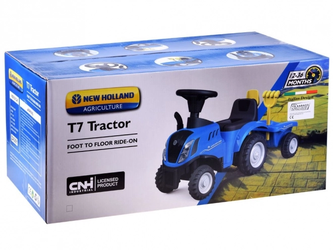 Trattore New Holland con rimorchio per bambini