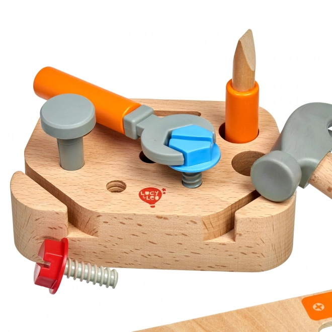 Set di attrezzi in legno per bambini - Piccolo carpentiere