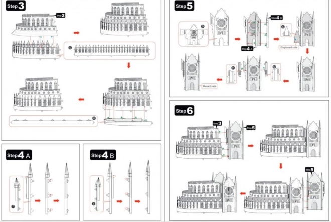 Puzzle 3D Metal Earth Cattedrale di Notre-Dame