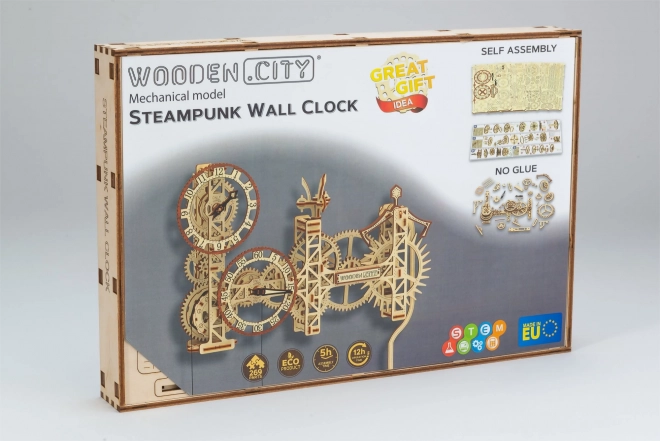 Orologio da parete Steampunk 3D