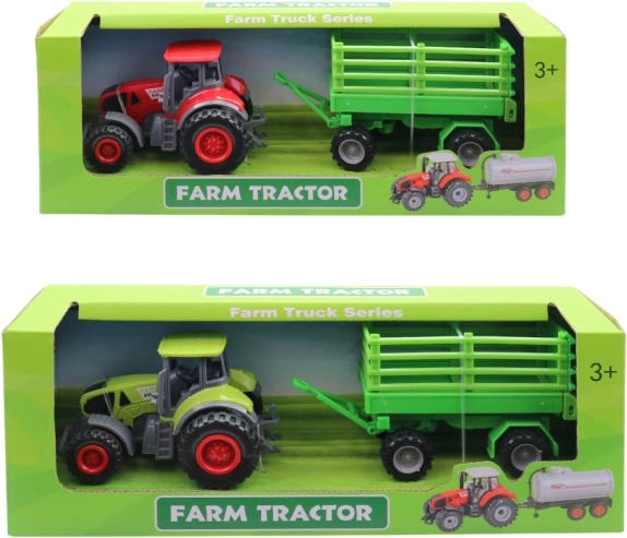 Trattore con rimorchio per bambini
