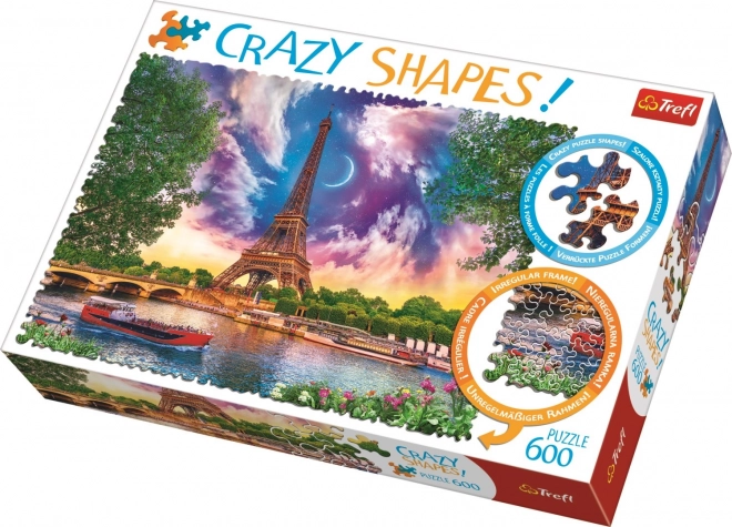 Puzzle Crazy Shapes 600 pezzi Cielo su Parigi