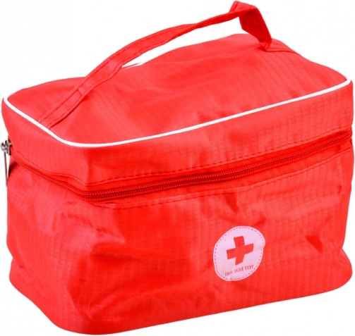 Dotazione ricca in una pratica valigetta di pronto soccorso