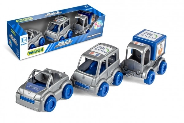 Set Polizia Kid Cars - 3 Veicoli