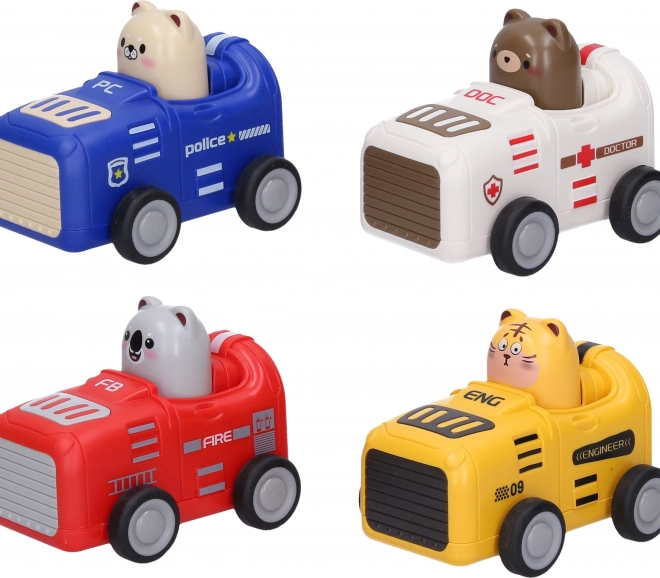 Animaletto su Auto a Molla 9 cm