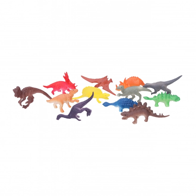 Set di 12 dinosaur ventaglio 6 cm