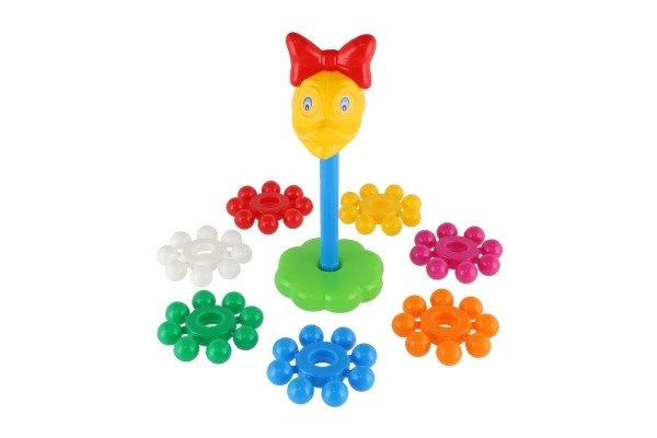 Piramide ad anelli in plastica 26cm per bambini