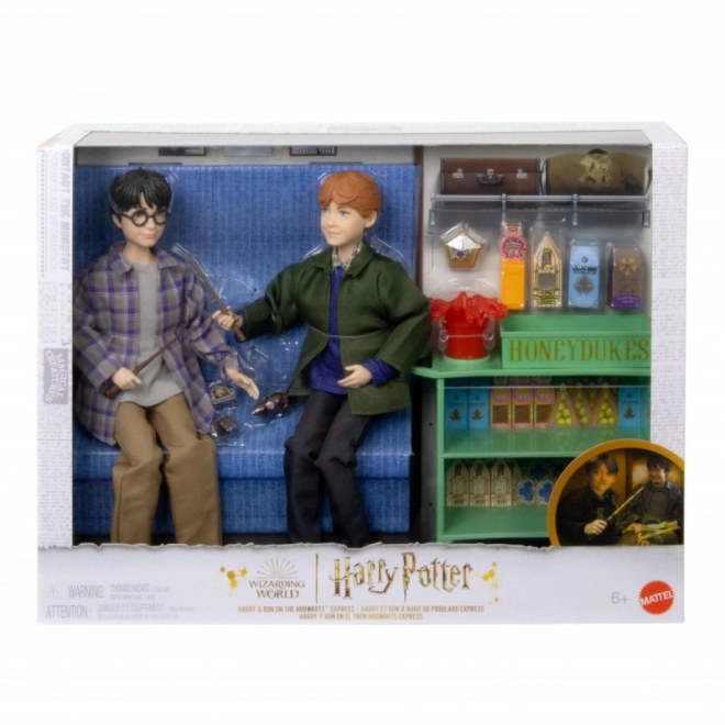 Mattel Set Lalka Harry Potter e Ron su Treno di Hogwarts