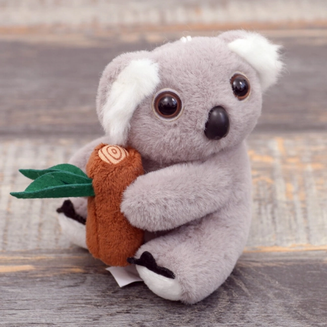 Ciondolo di peluche Koala con moschettone 12 cm