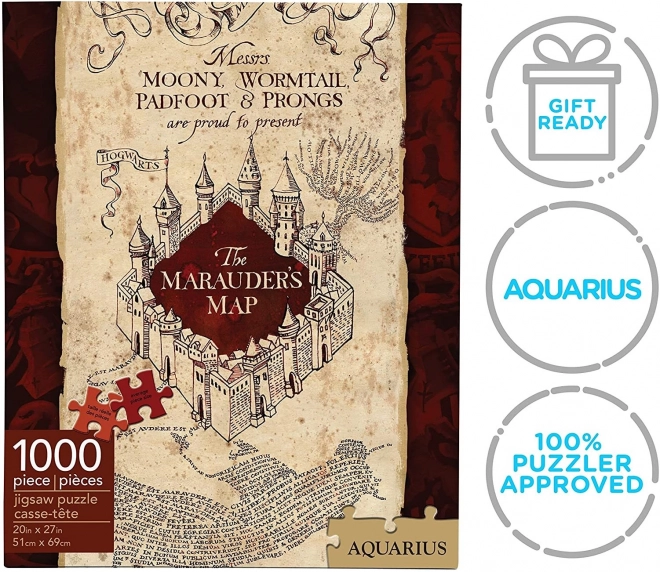 Puzzle piantina del malandrino Harry Potter 1000 pezzi