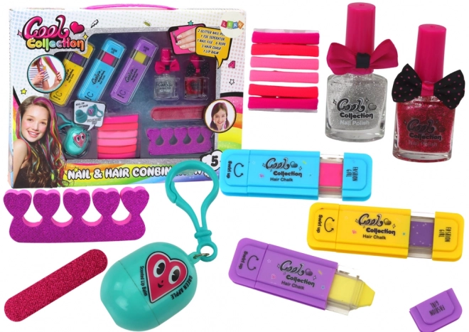 Set Bellezza Bambine Capelli E Unghie