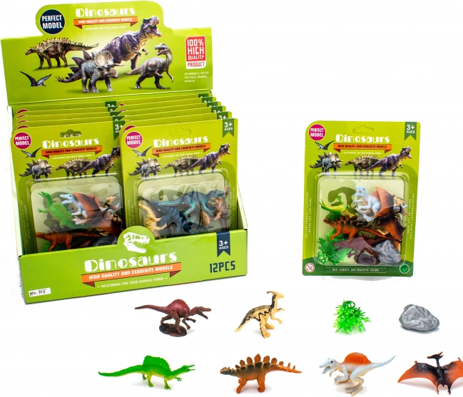 Set di Figurine di Dinosauri 8 pz
